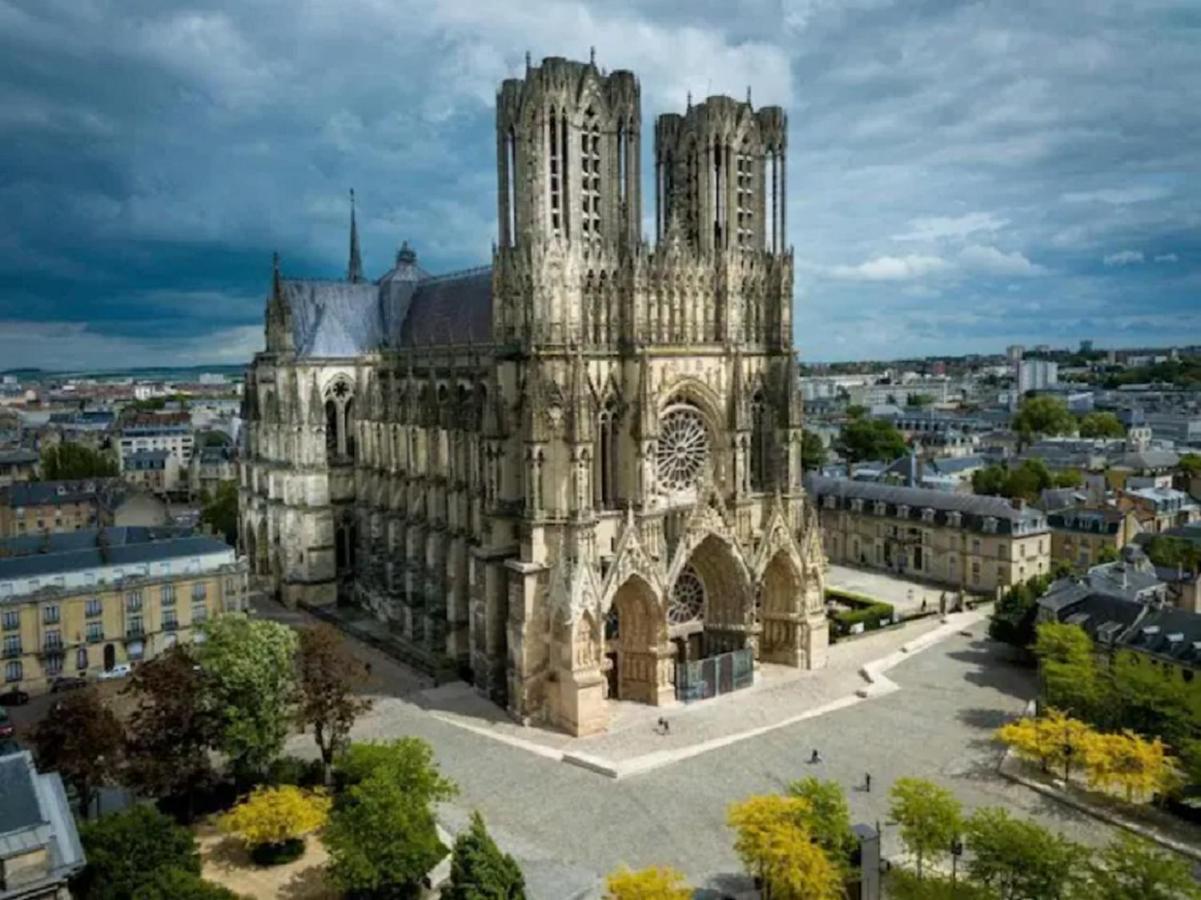 Appartement Cosy Proche Cathedrale 랭스 외부 사진